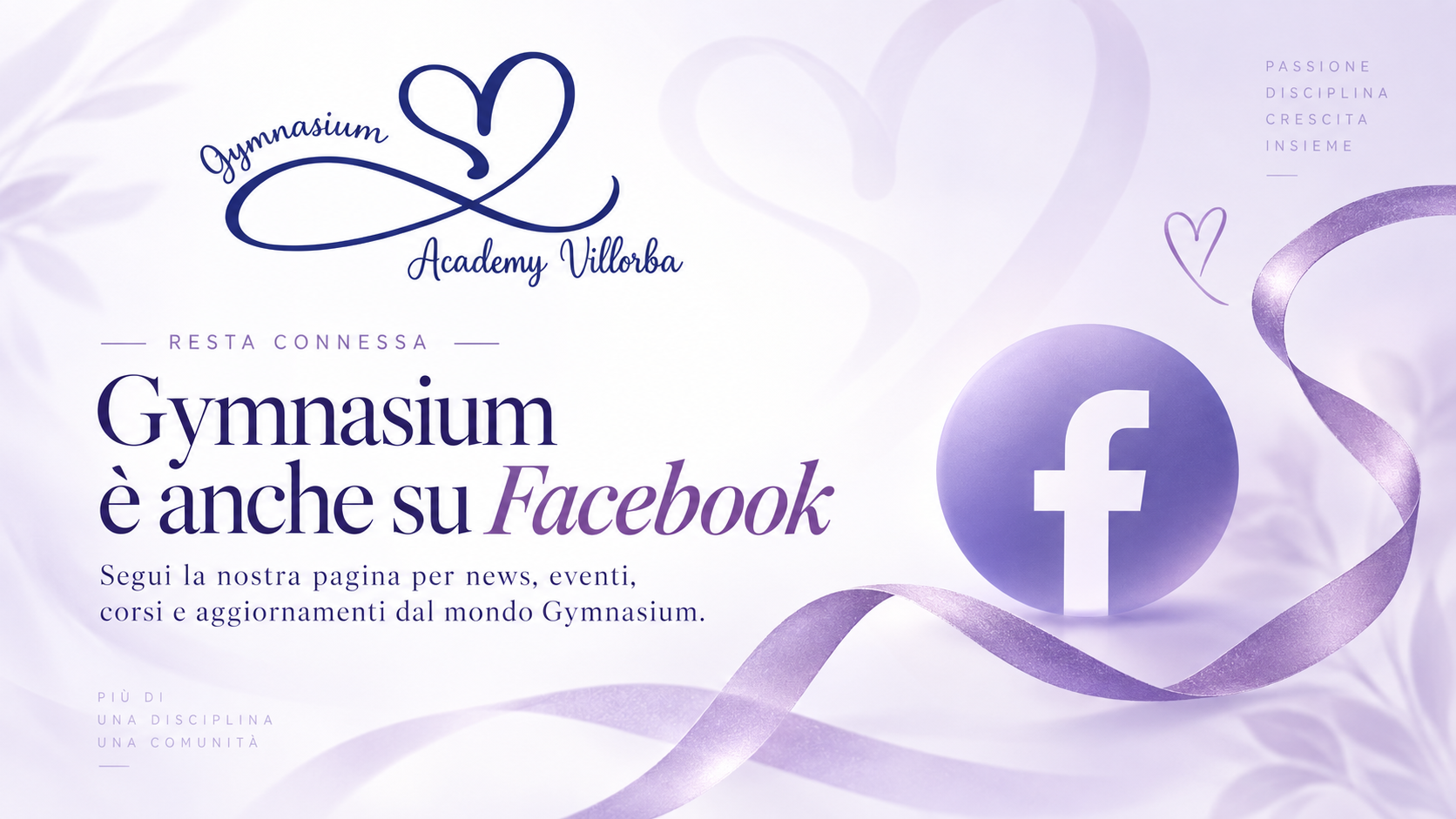 Gymnasium è anche su Facebook
